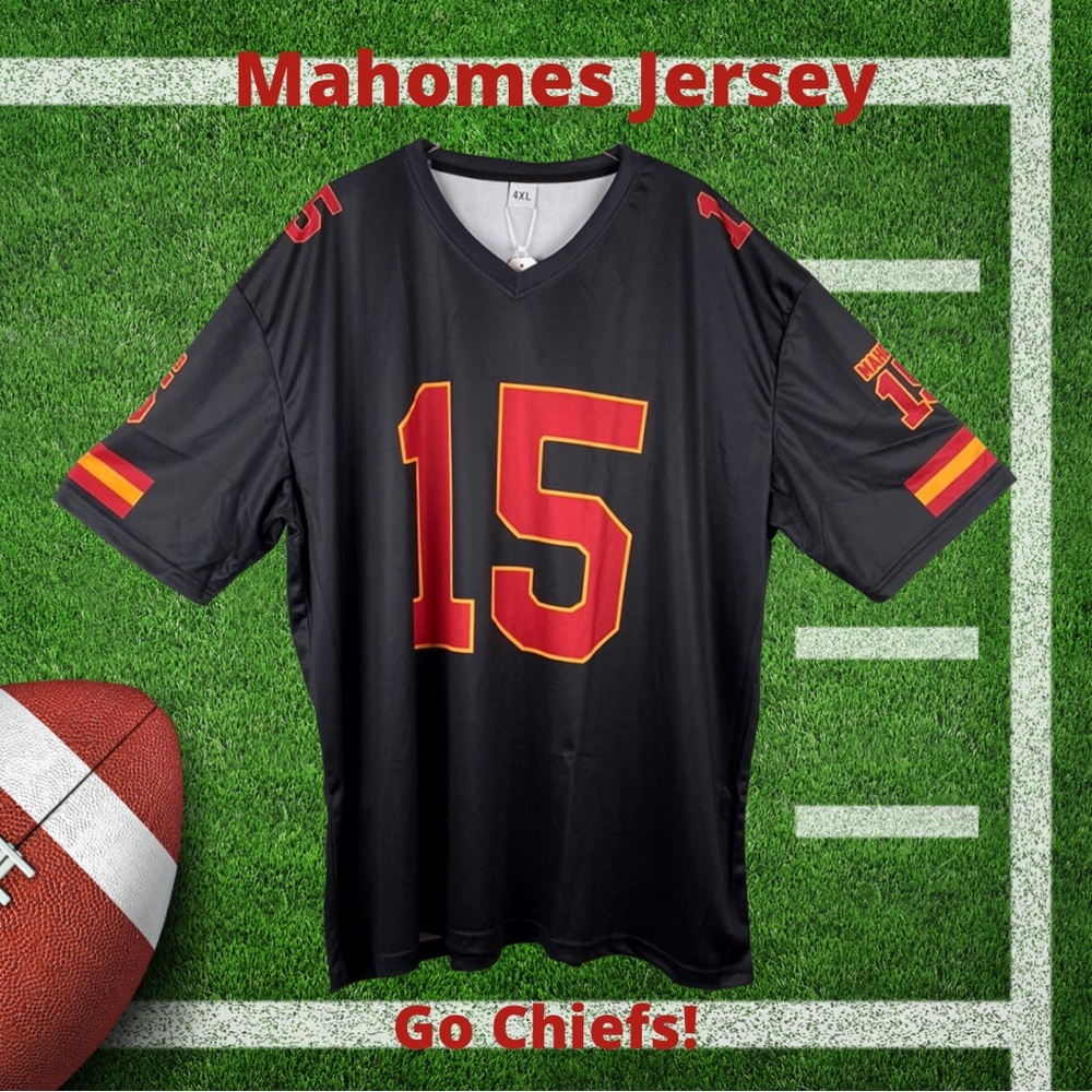 Unisex Mahomes Fashion Football Jersey-4X-Large